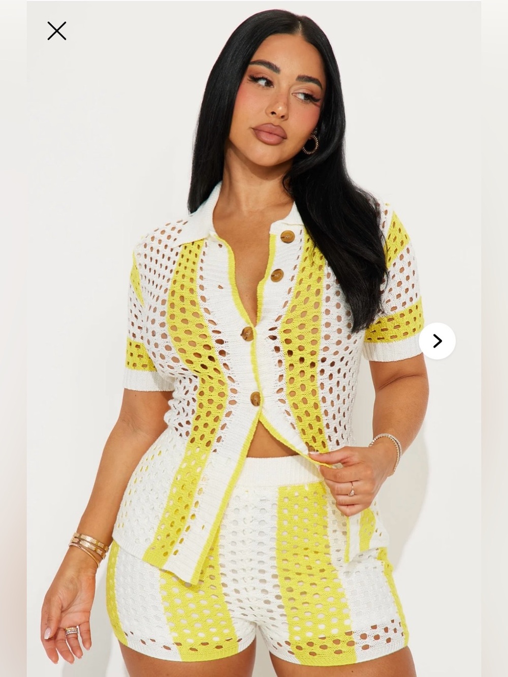 Sunshine Crochet Short Set
